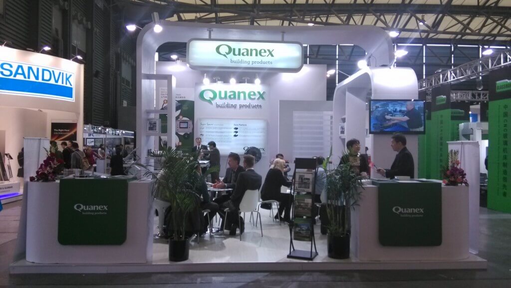Quanex stand at GPD China and China Glass