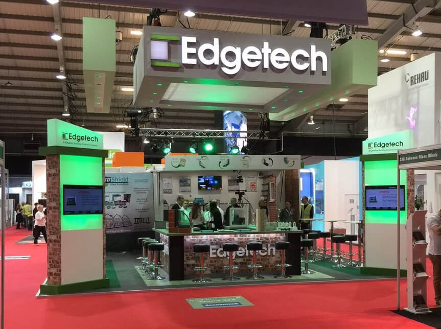 Edgetech's stand at FIT Show 2016