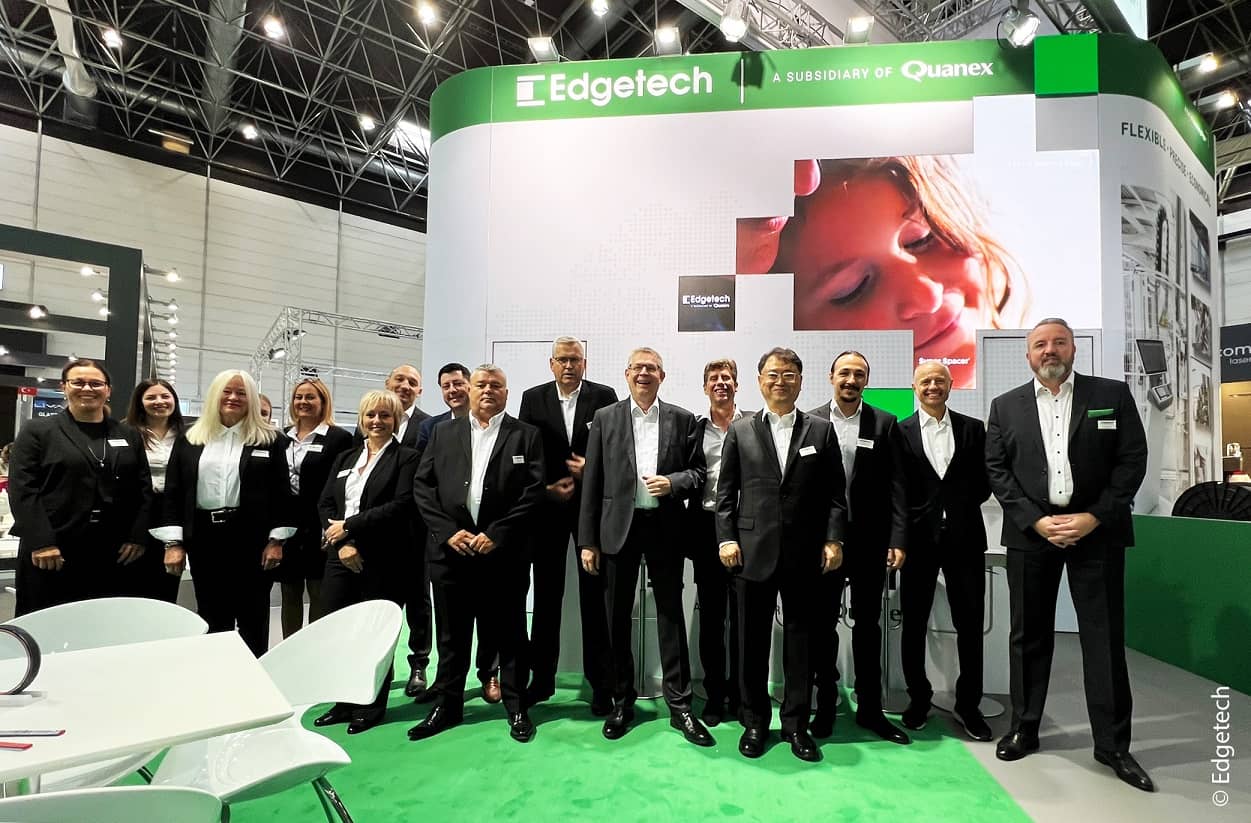 Edgetech Team at Glasstec 2022