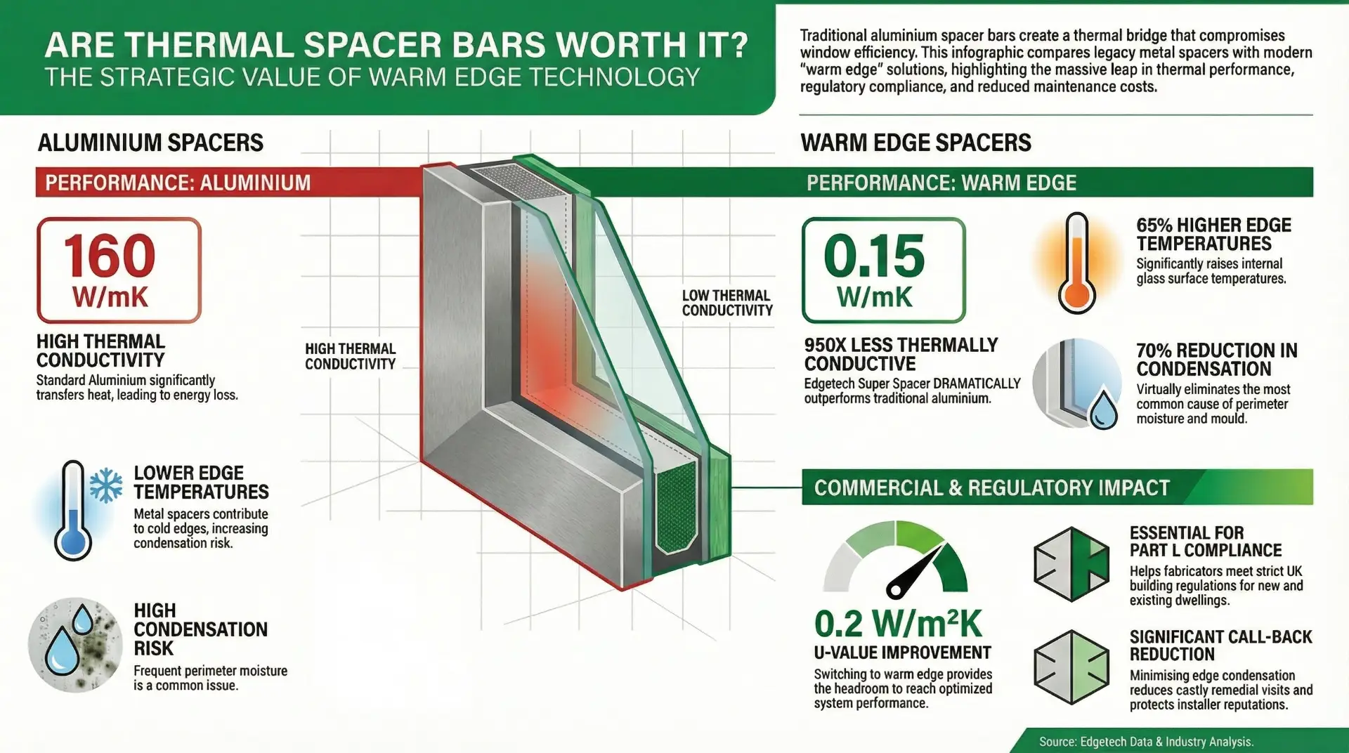 thermal spacer bar infographic